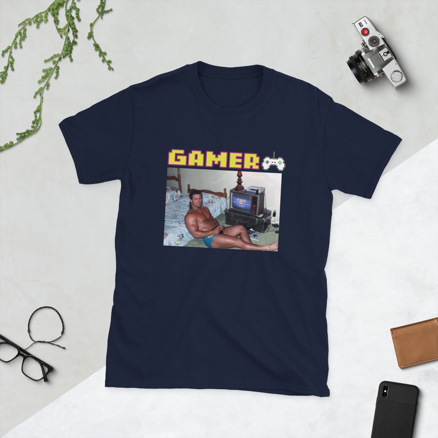 Bulldog Gamer Short-Sleeve Unisex T-Shirt