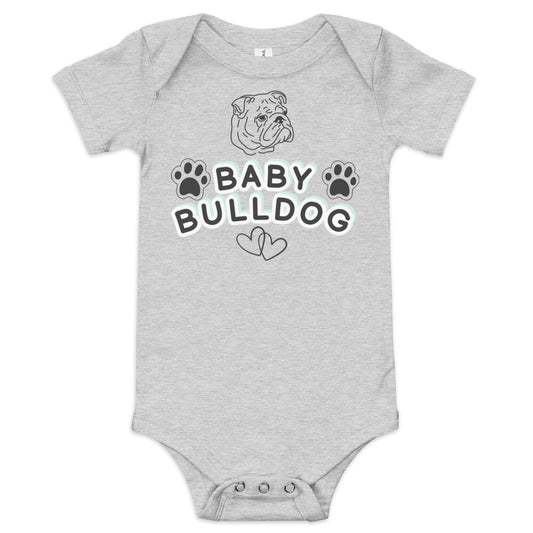 Baby Bulldog short sleeve one piece