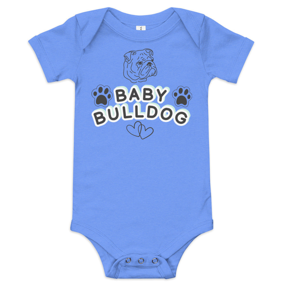 Baby Bulldog short sleeve one piece